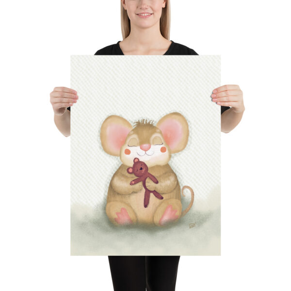 Poster Maus mit Teddy Bär – Bild 5