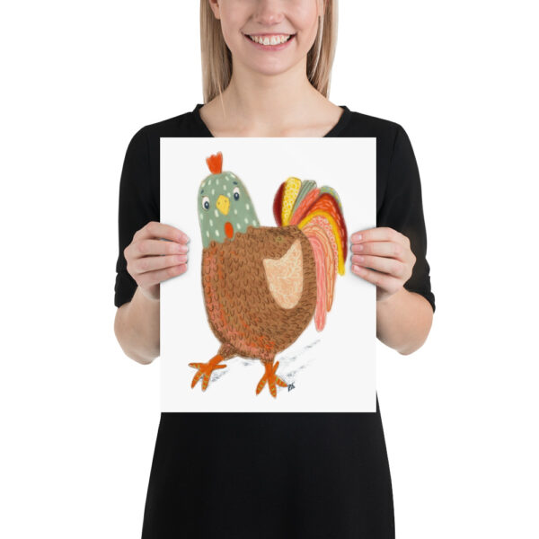 Poster Huhn Rita – Bild 3