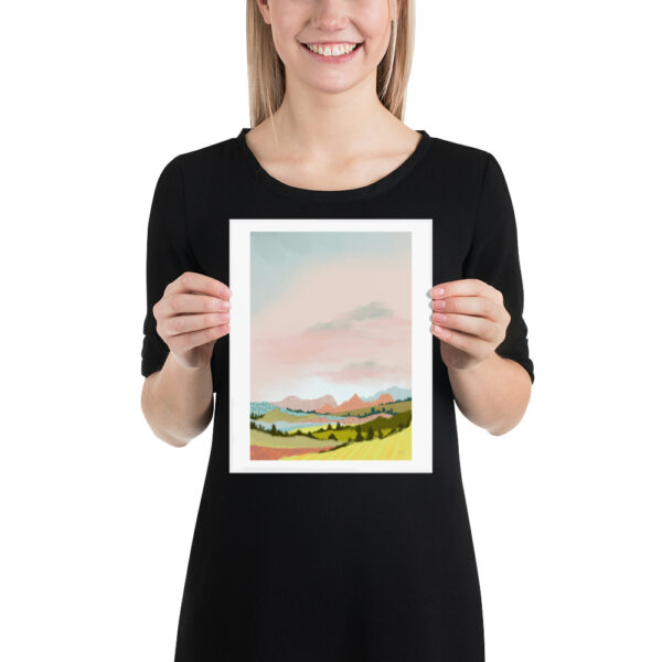 Poster Landschaft abstrakt – Bild 5