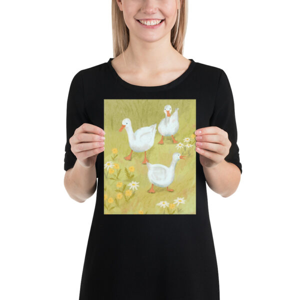 Poster weiße Gänse – Bild 5
